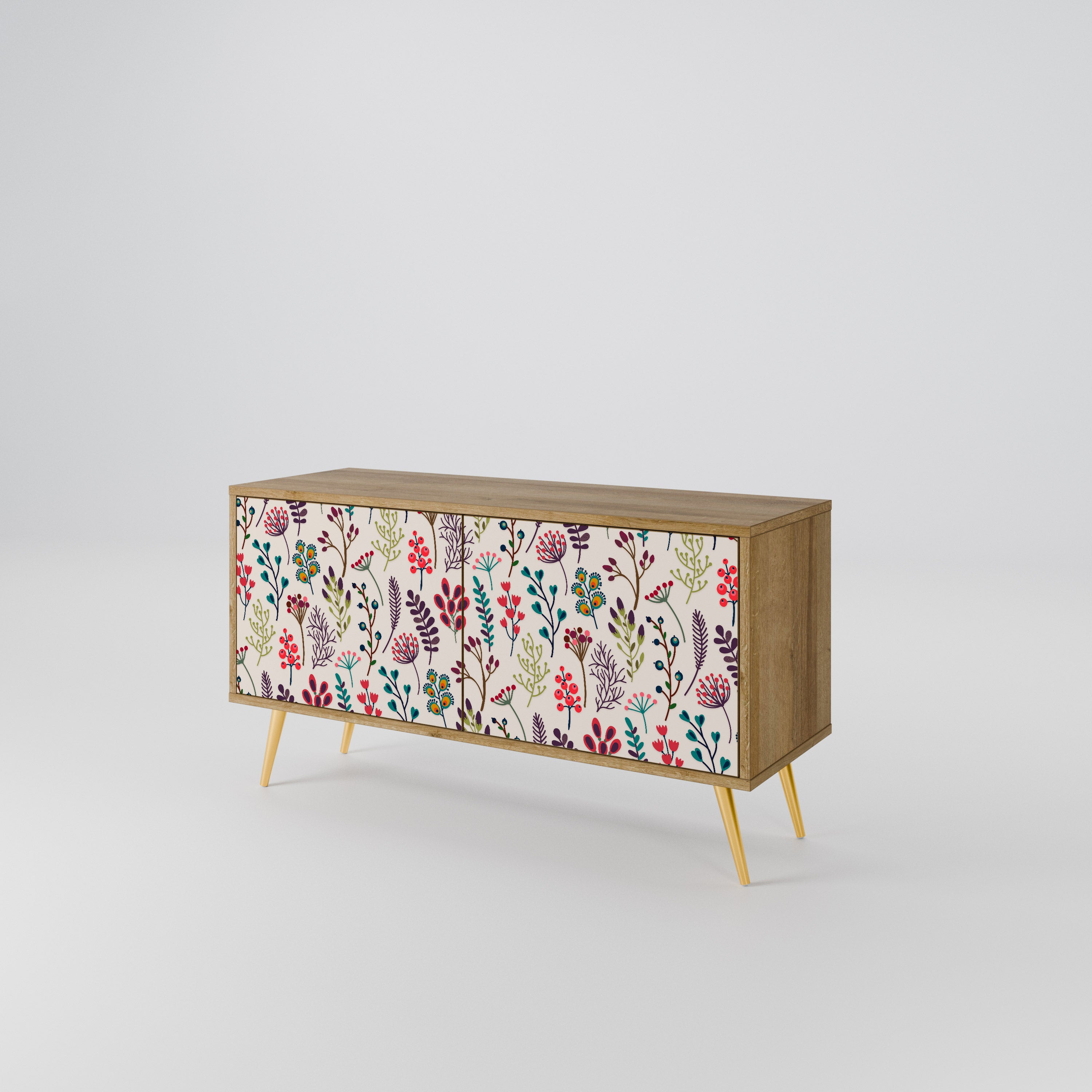 AUTUMN SUNDRIES Compact 2-Door TV Cabinet