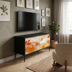 TRACES OF AUTUMN Compact 2-Door TV Cabinet