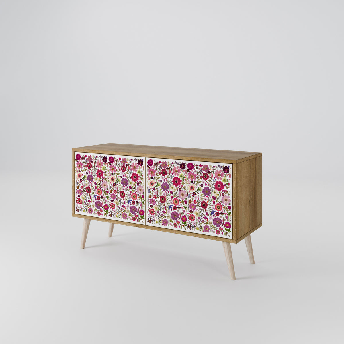 PETAL GARDEN Compact 2-Door TV Cabinet