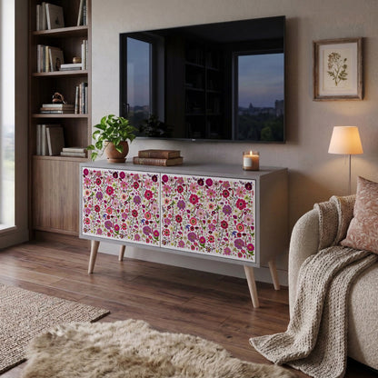 PETAL GARDEN Kompakter 2-türiger TV-Schrank