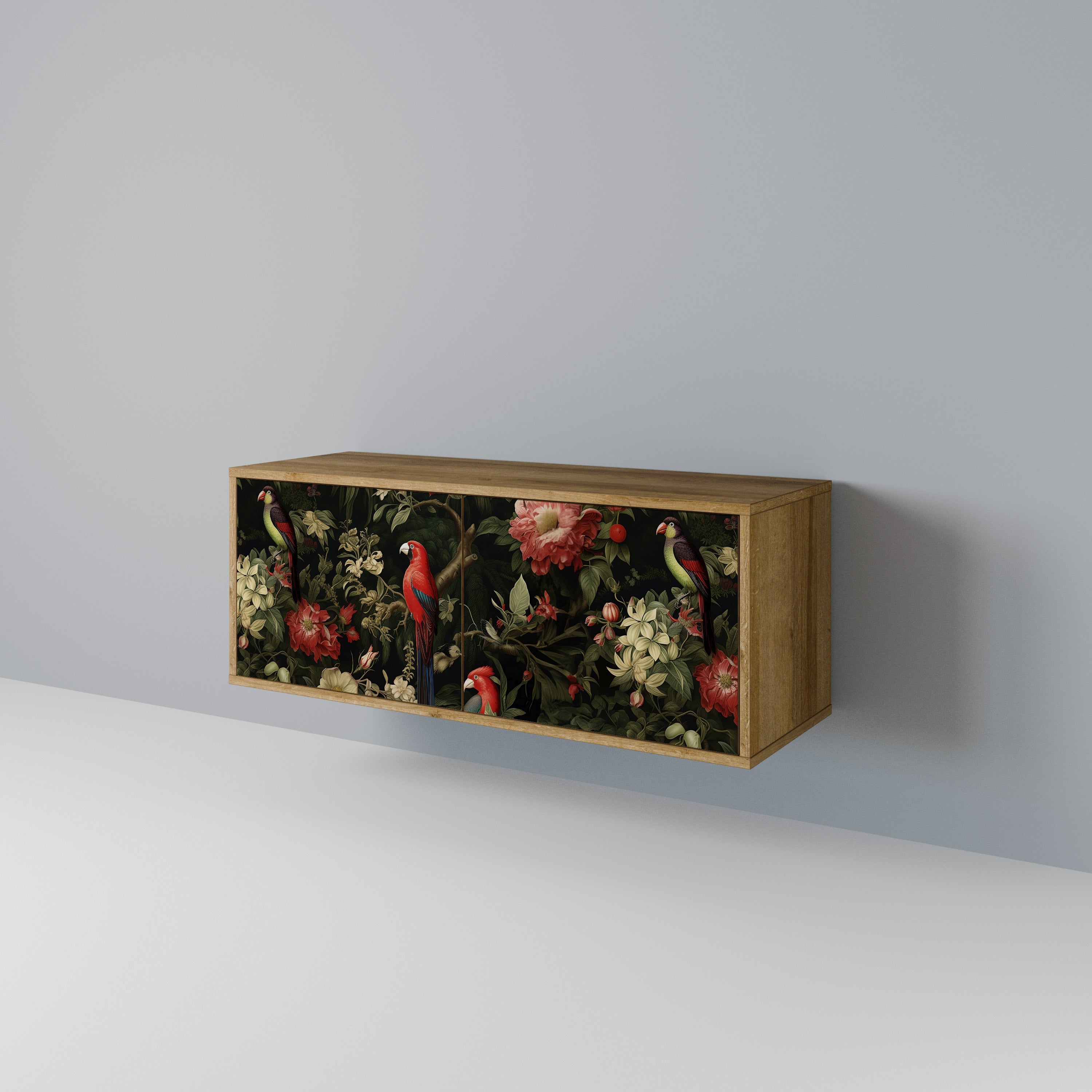 FLORAL FANTASIA Compact 2-Door TV Cabinet