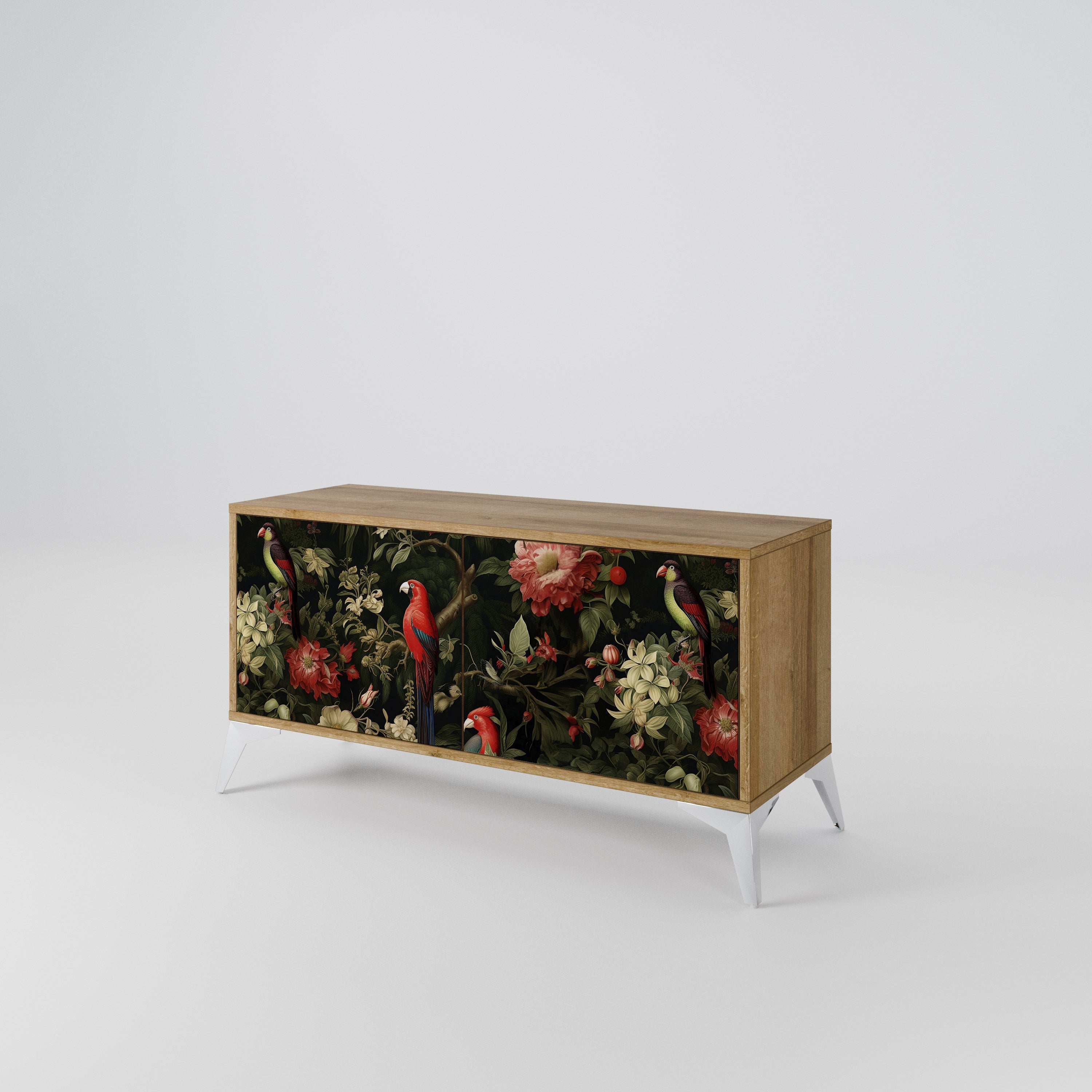 FLORAL FANTASIA Compact 2-Door TV Cabinet