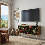 AVIAN GREENERY Compact 2-Door TV Cabinet