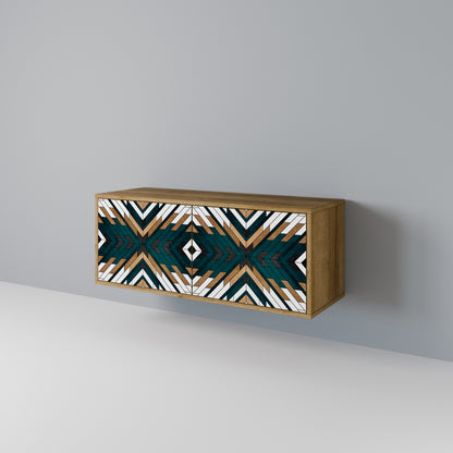 ARTISTIC GEOMETRY Kompaktes 2-türiges TV-Lowboard