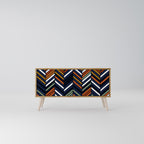 VIBRANT PATCHWORK Compact 2-Door TV Cabinet