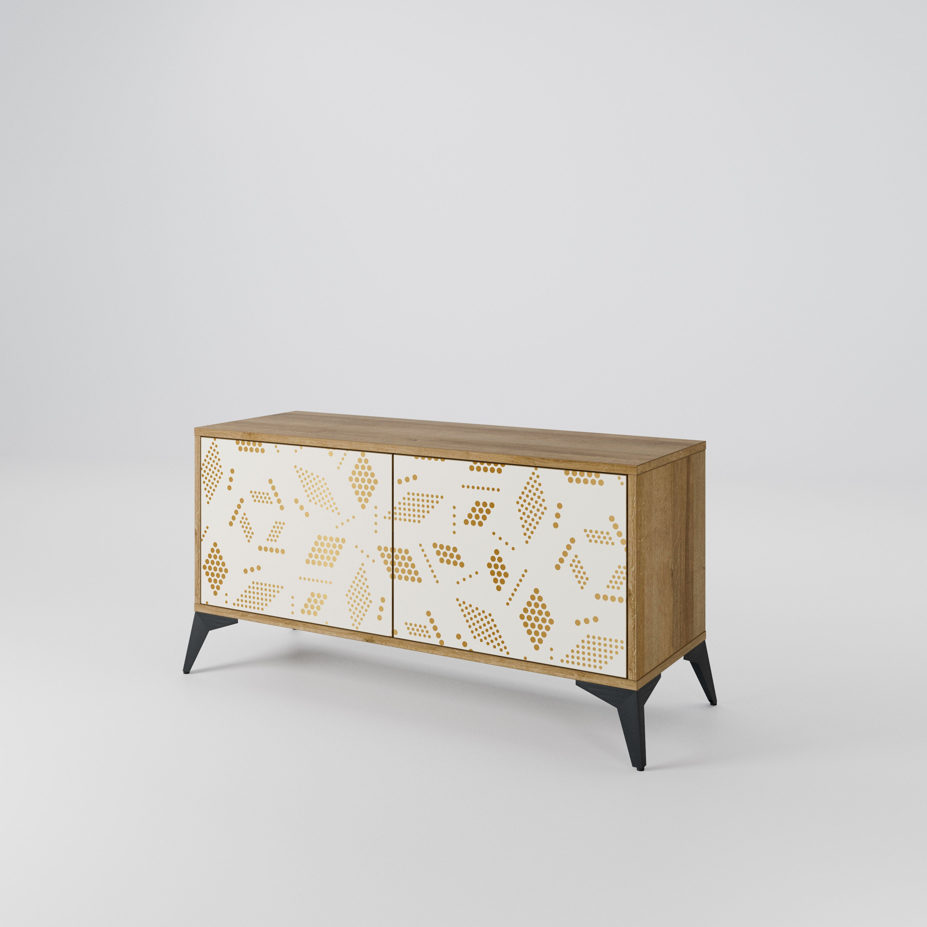 SPOTTED DAZE Compact 2-Door TV Cabinet