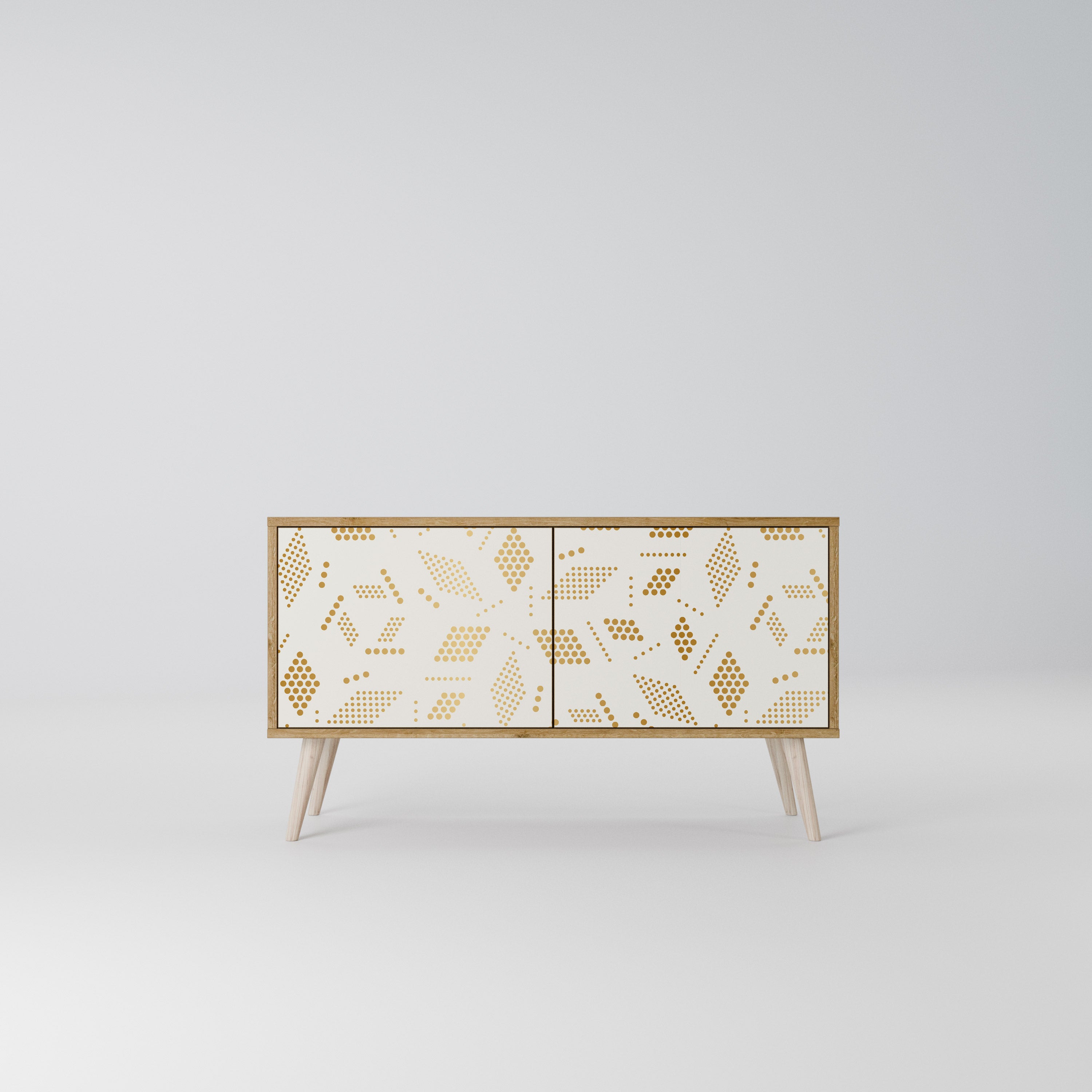 SPOTTED DAZE Compact 2-Door TV Cabinet