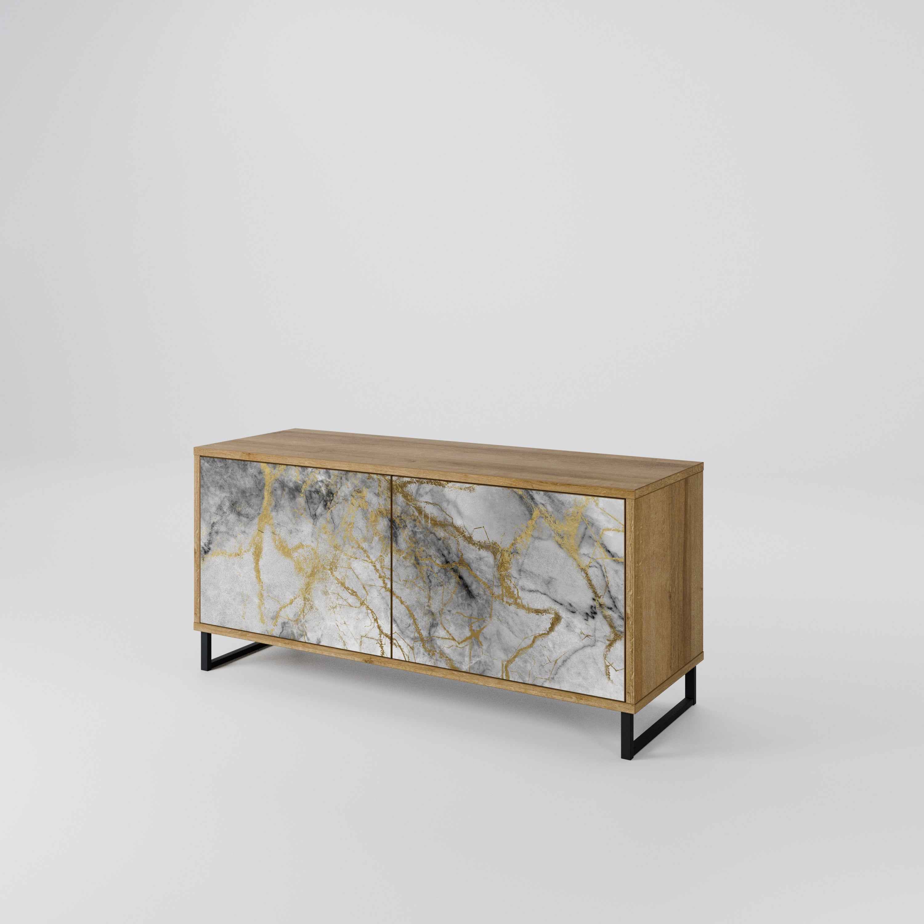 TIMELESS GLIDE Compact 2-Door TV Cabinet