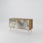 TIMELESS GLIDE Kompaktes 2-türiges TV-Lowboard