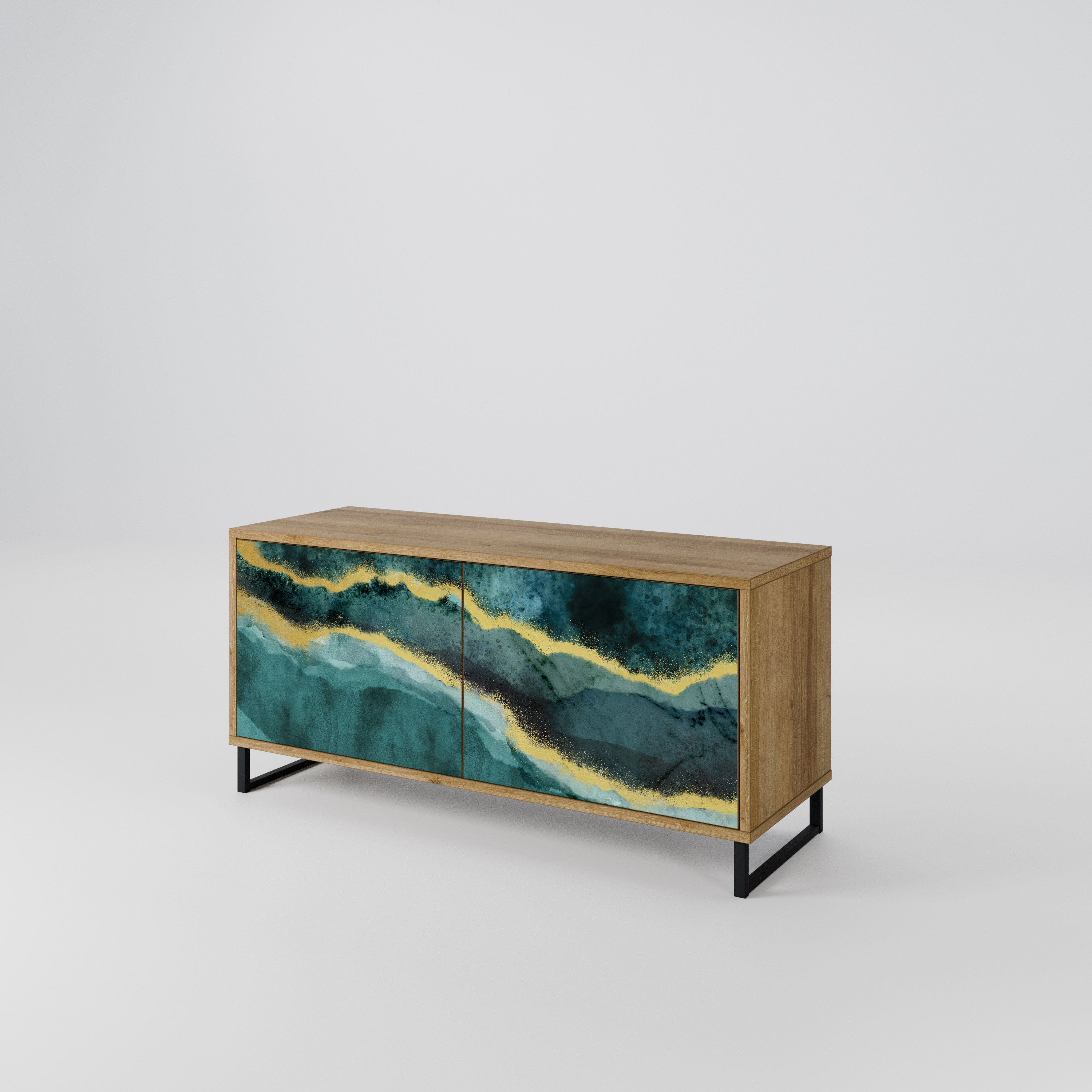 GOLDRUSH ODYSSEY Compact 2-Door TV Cabinet