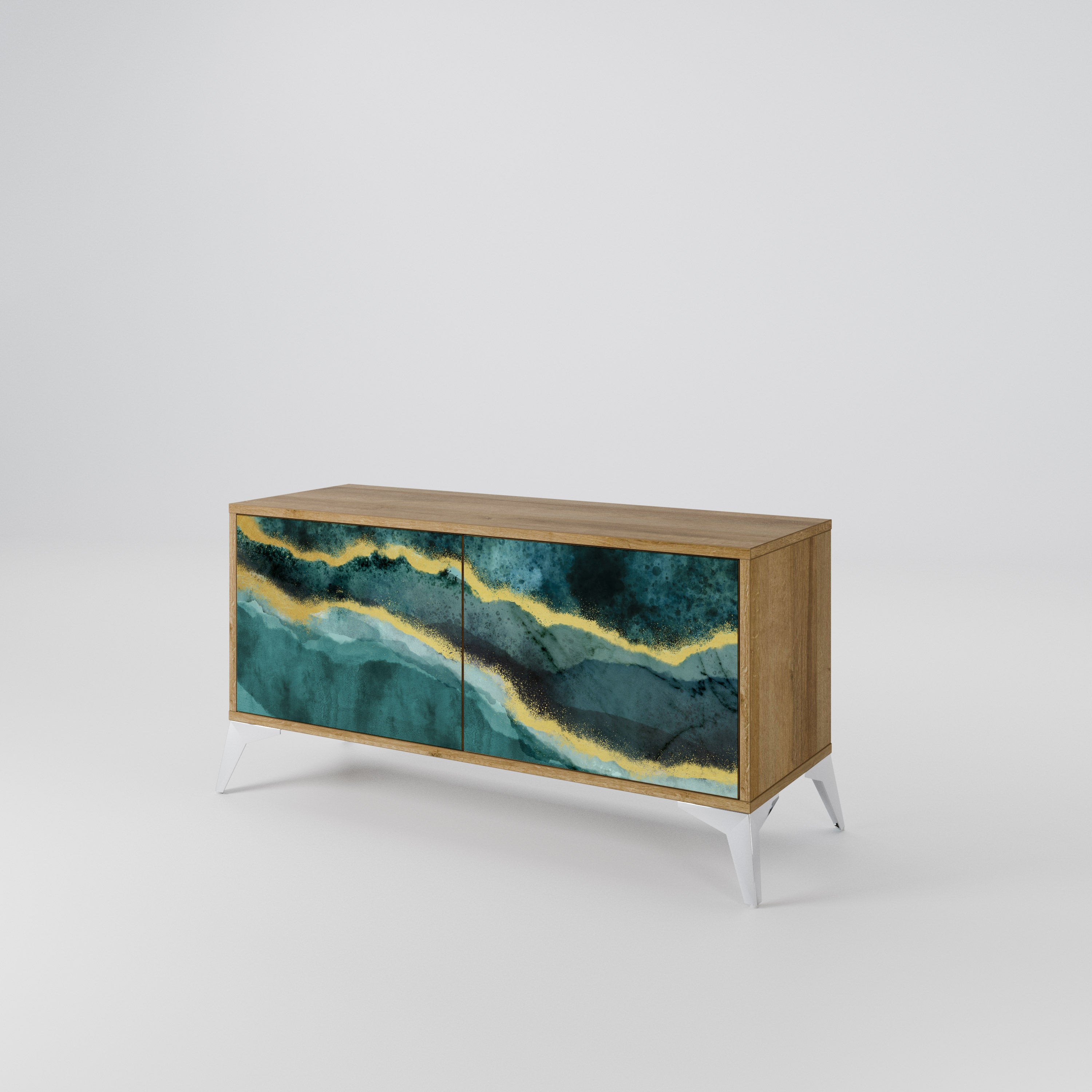 GOLDRUSH ODYSSEY Compact 2-Door TV Cabinet