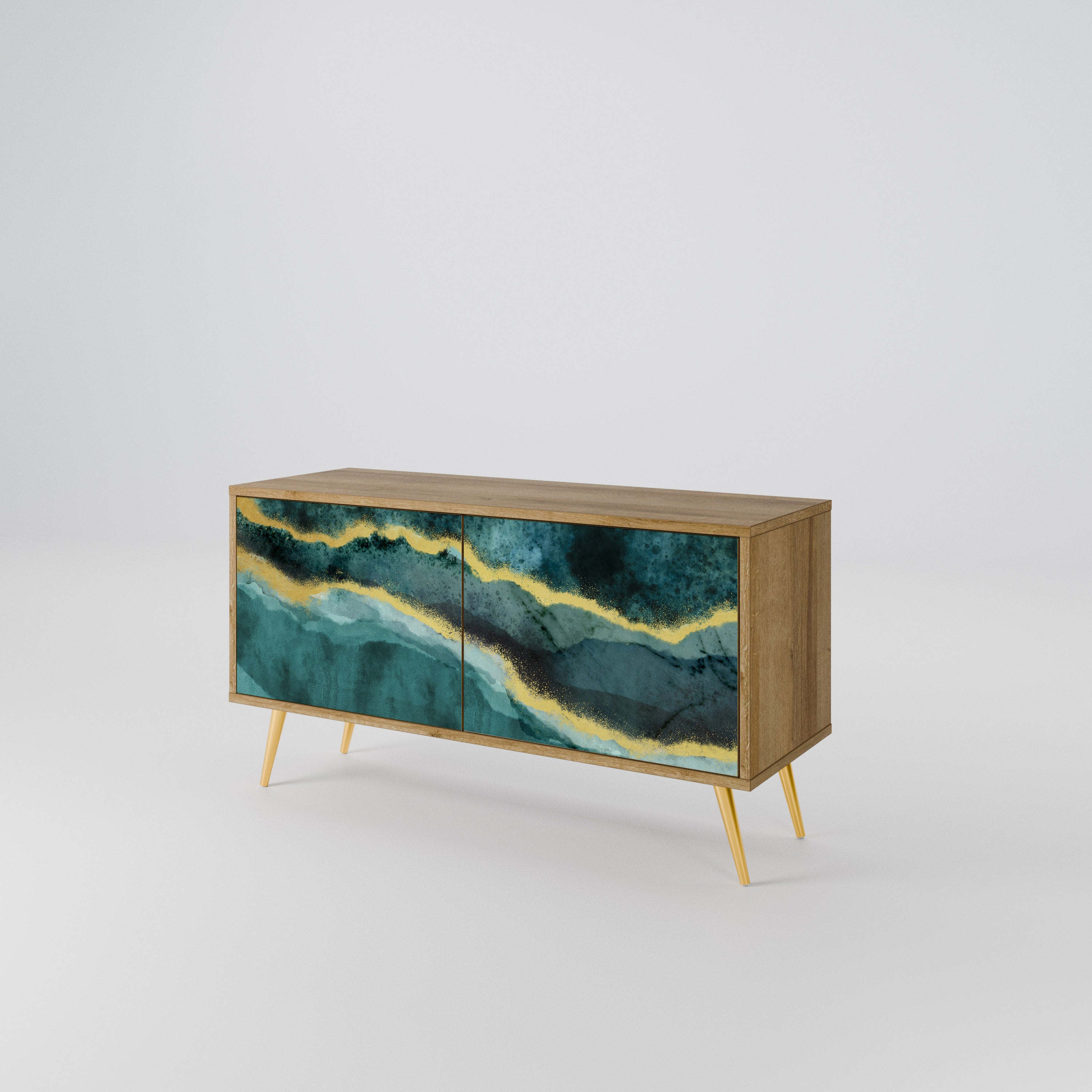 GOLDRUSH ODYSSEY Compact 2-Door TV Cabinet