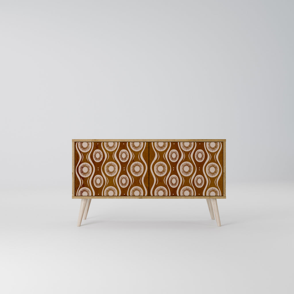 BROWN EYES Compact 2-Door TV Cabinet