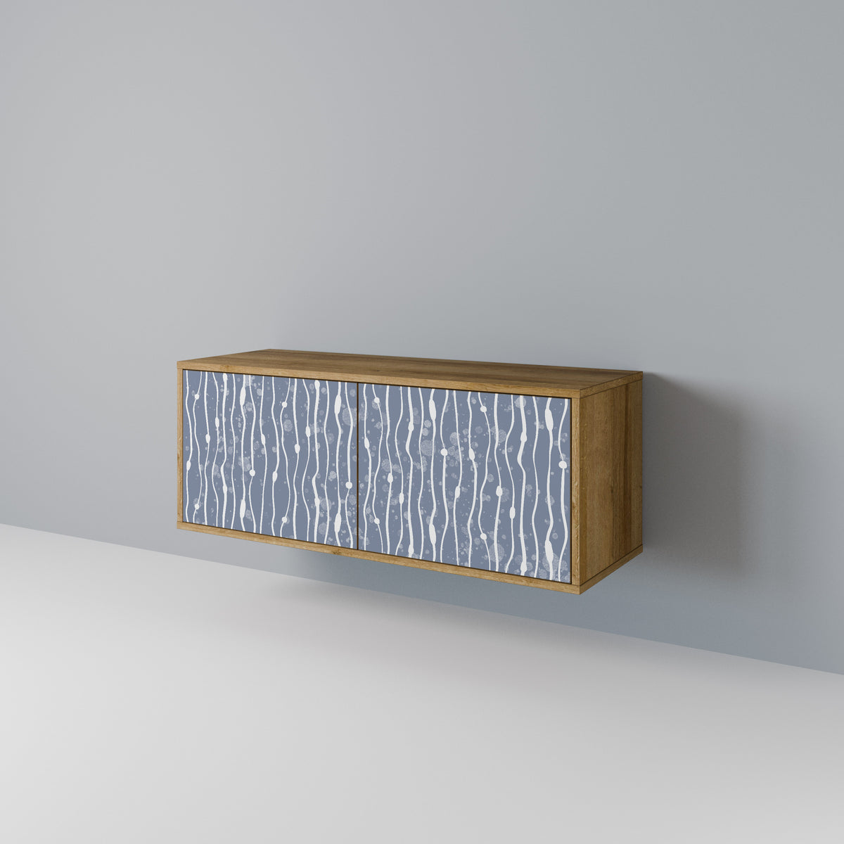 GRAPHITE RAIN Kompaktes 2-türiges TV-Lowboard