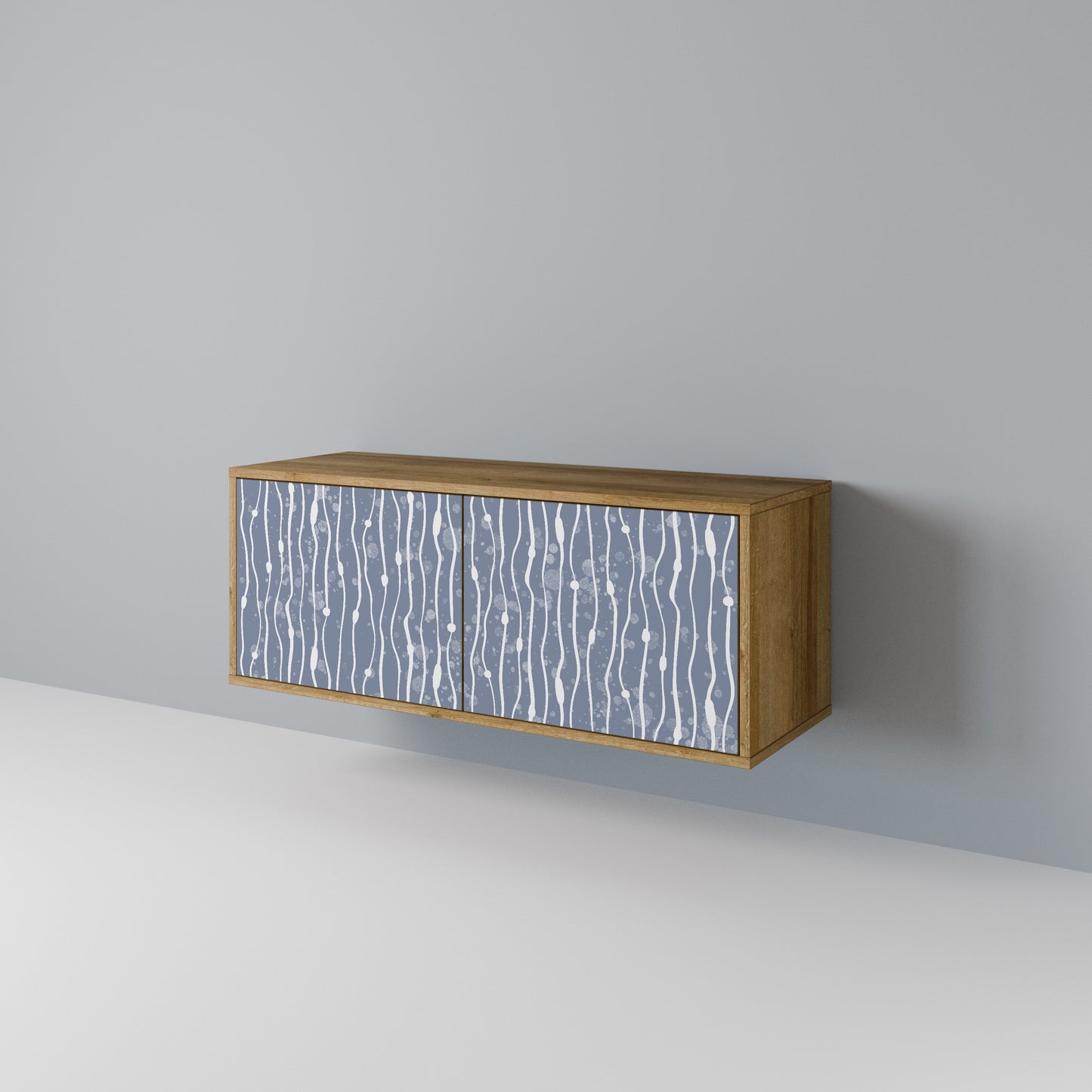 GRAPHITE RAIN Kompaktes 2-türiges TV-Lowboard