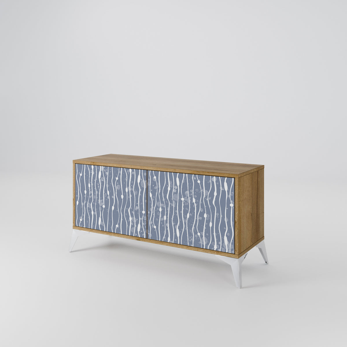 GRAPHITE RAIN Kompaktes 2-türiges TV-Lowboard