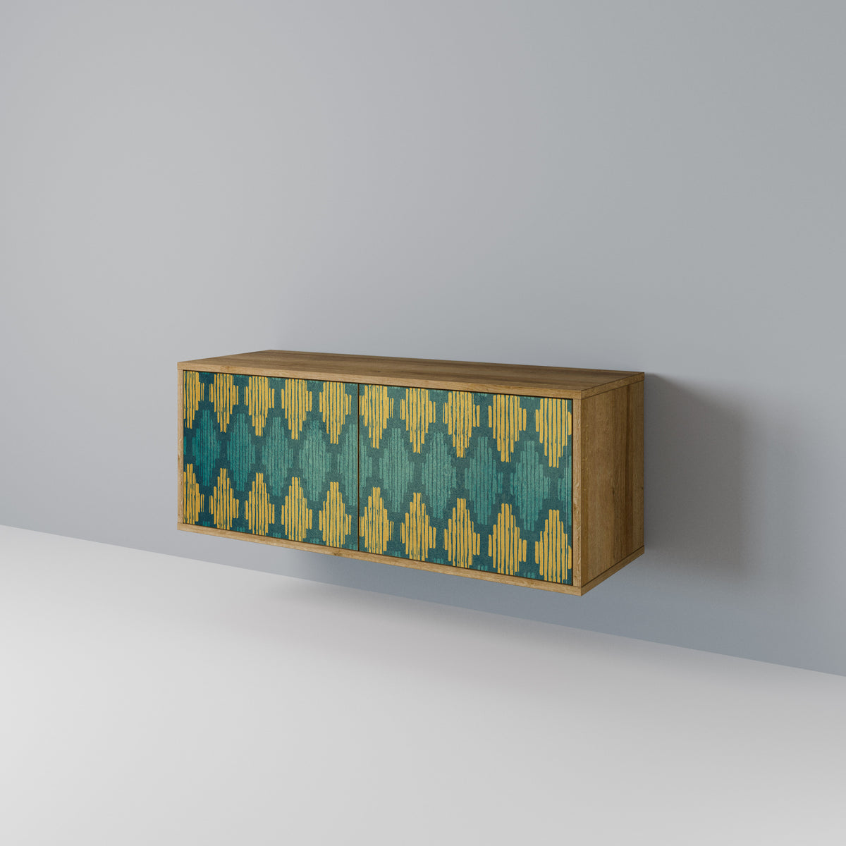 POLYGONS Kompaktes 2-türiges TV-Lowboard