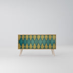 POLYGONS Compact 2-Door TV Cabinet