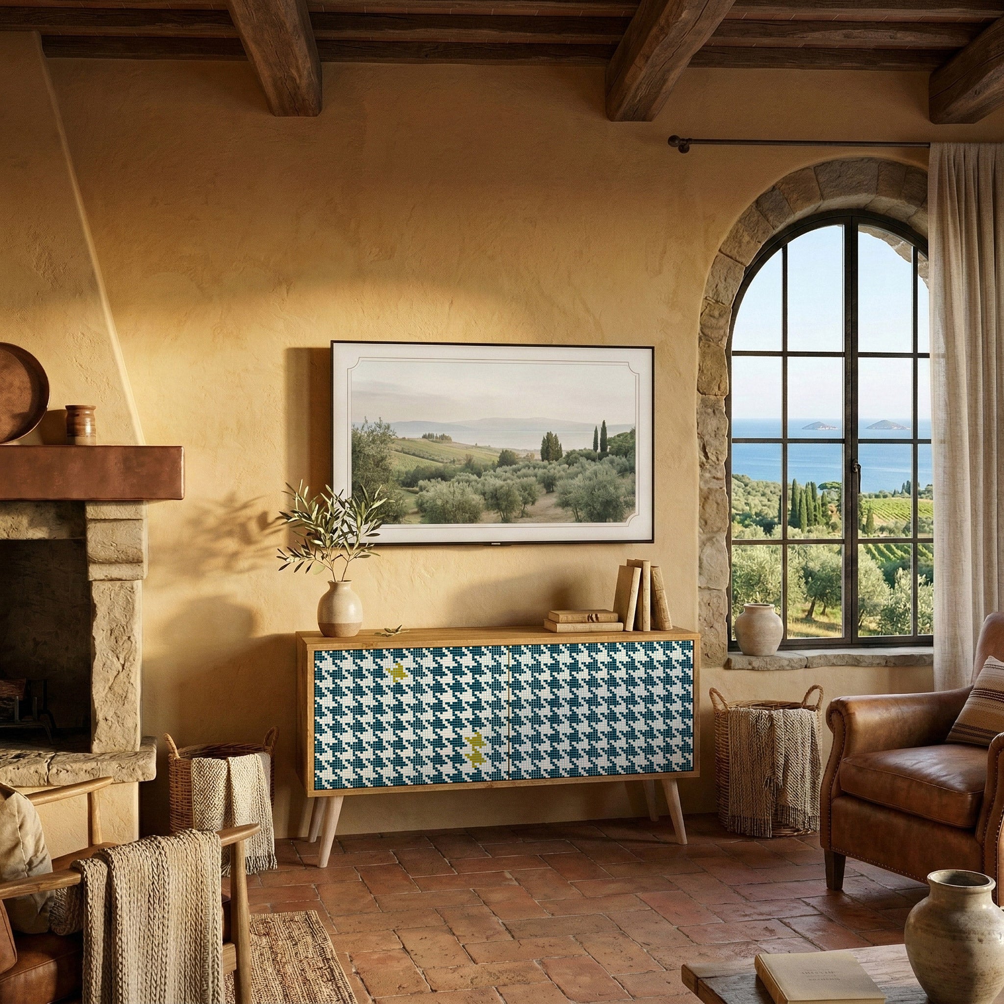 OUT OF CONTEXT Compact 2-Door TV Cabinet