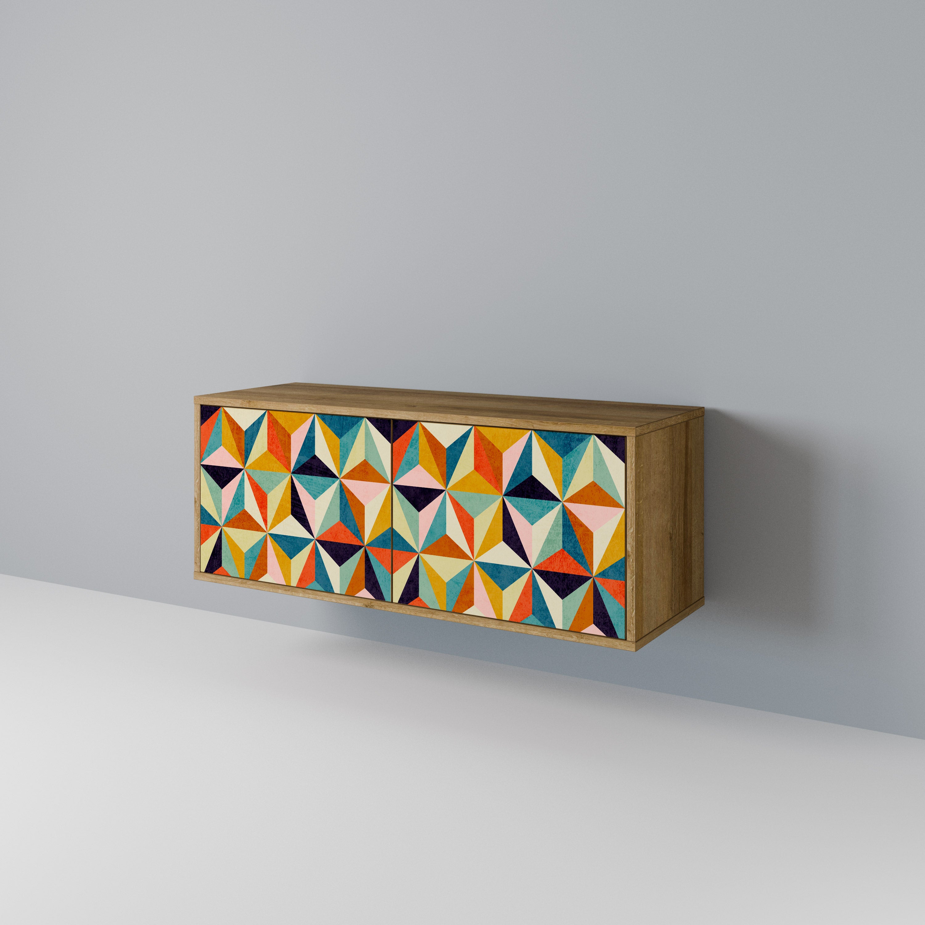 TESSELATE TREASURES Compact 2-Door TV Cabinet