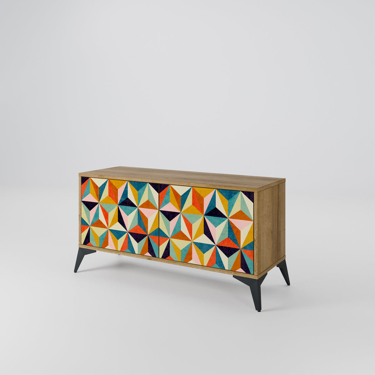 TESSELATE TREASURES Kompaktes 2-türiges TV-Lowboard