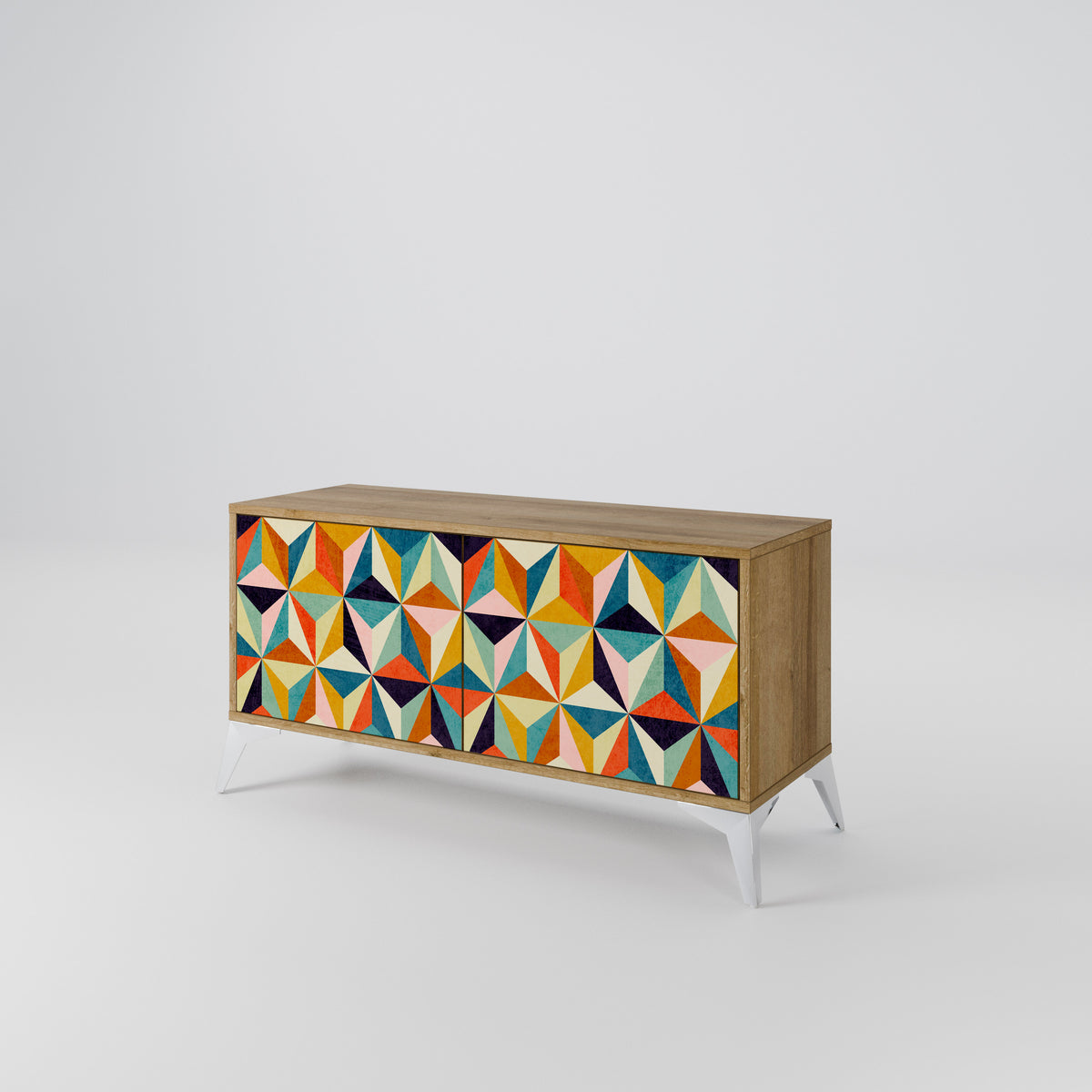 TESSELATE TREASURES Kompaktes 2-türiges TV-Lowboard
