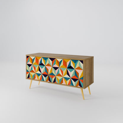 TESSELATE TREASURES Kompaktes 2-türiges TV-Lowboard