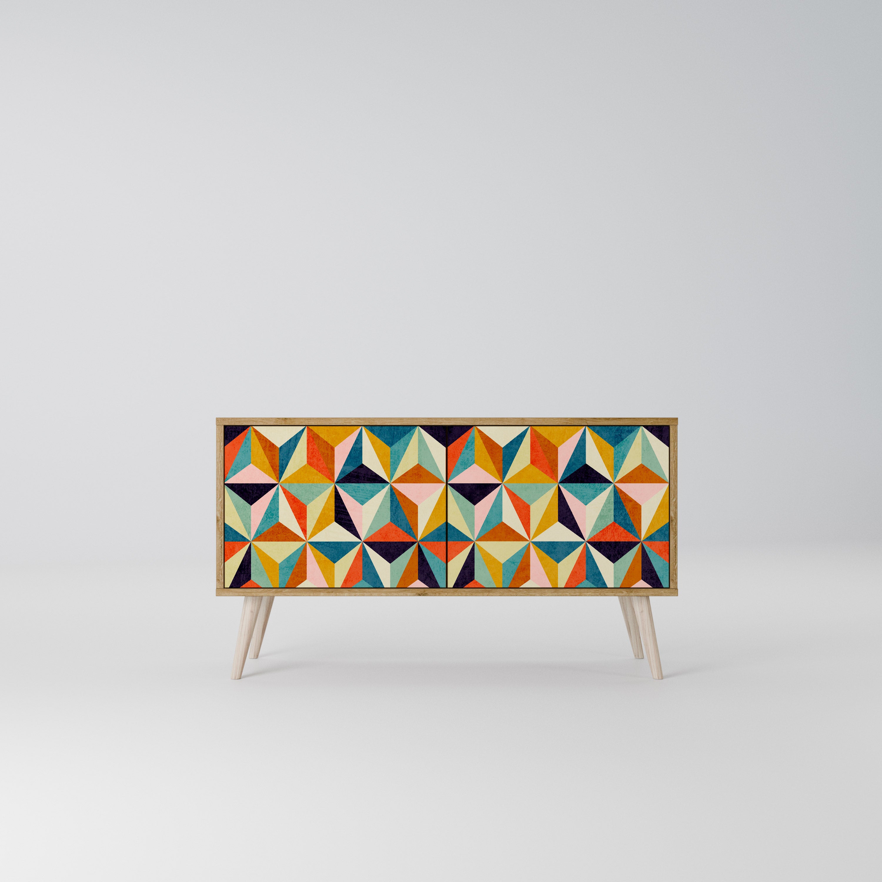 TESSELATE TREASURES Compact 2-Door TV Cabinet