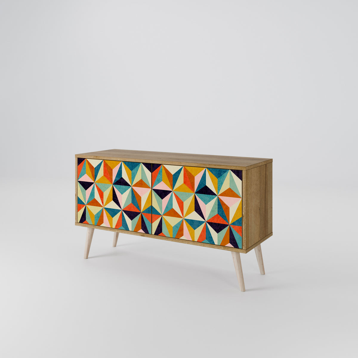 TESSELATE TREASURES Kompaktes 2-türiges TV-Lowboard