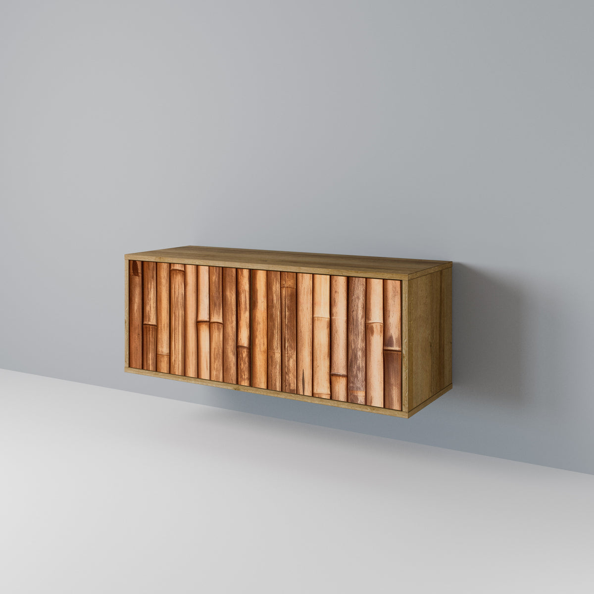 NATURAL WOOD Kompaktes 2-türiges TV-Lowboard