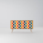 COLORFUL NOSTALGIA Compact 2-Door TV Cabinet