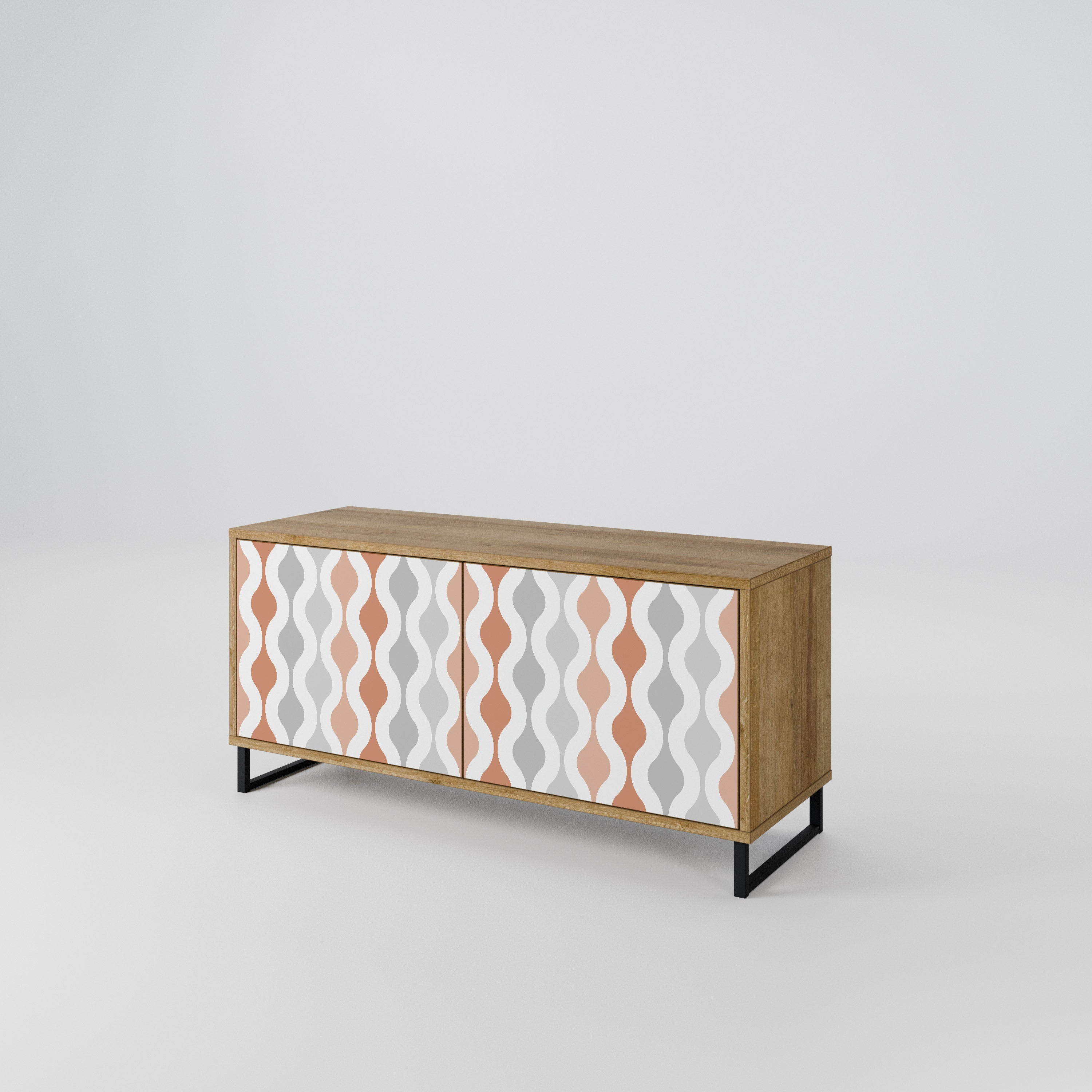 HAZY NOSTALGIA Compact 2-Door TV Cabinet