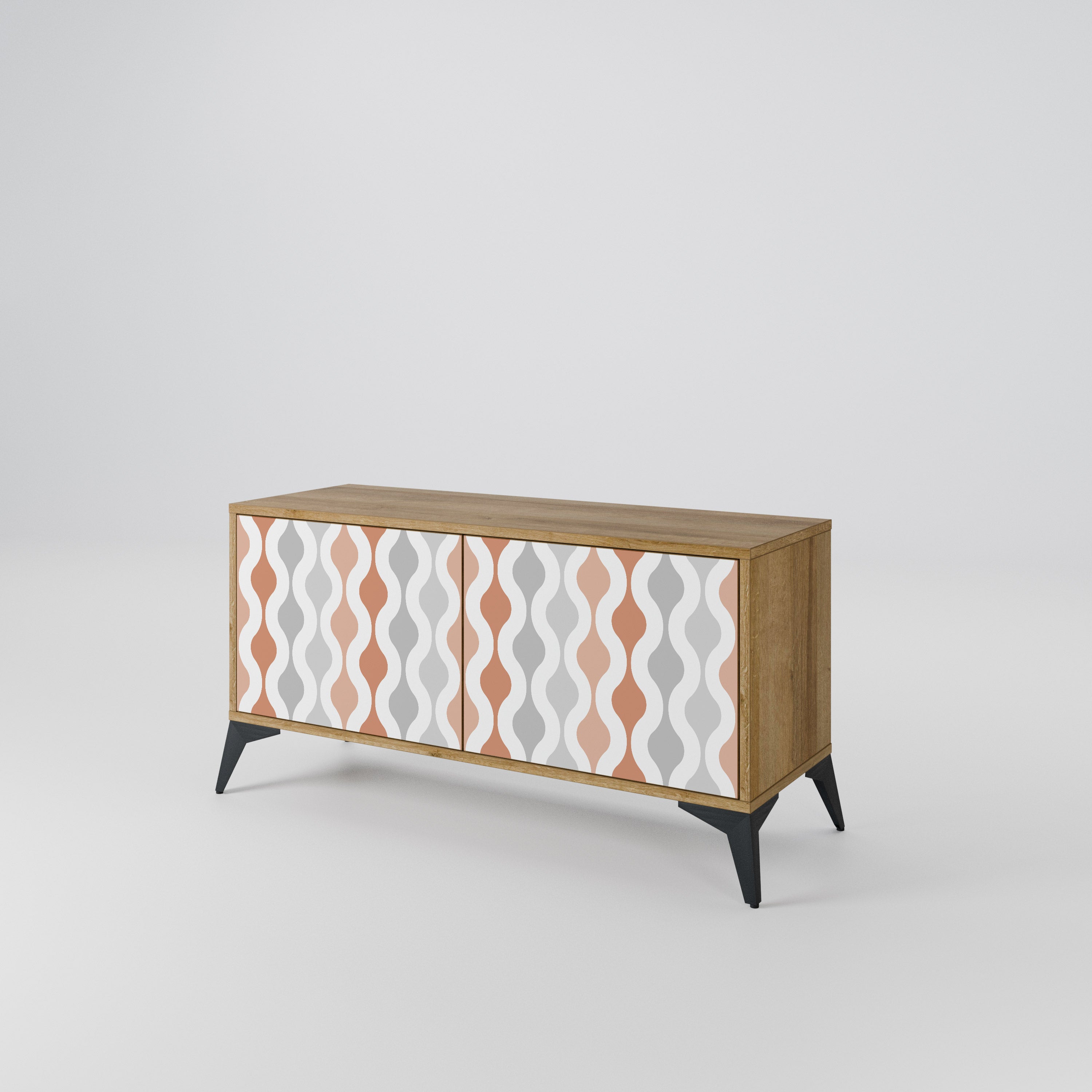 HAZY NOSTALGIA Compact 2-Door TV Cabinet