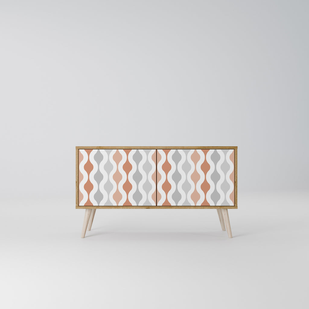 HAZY NOSTALGIA Kompaktes 2-türiges TV-Lowboard