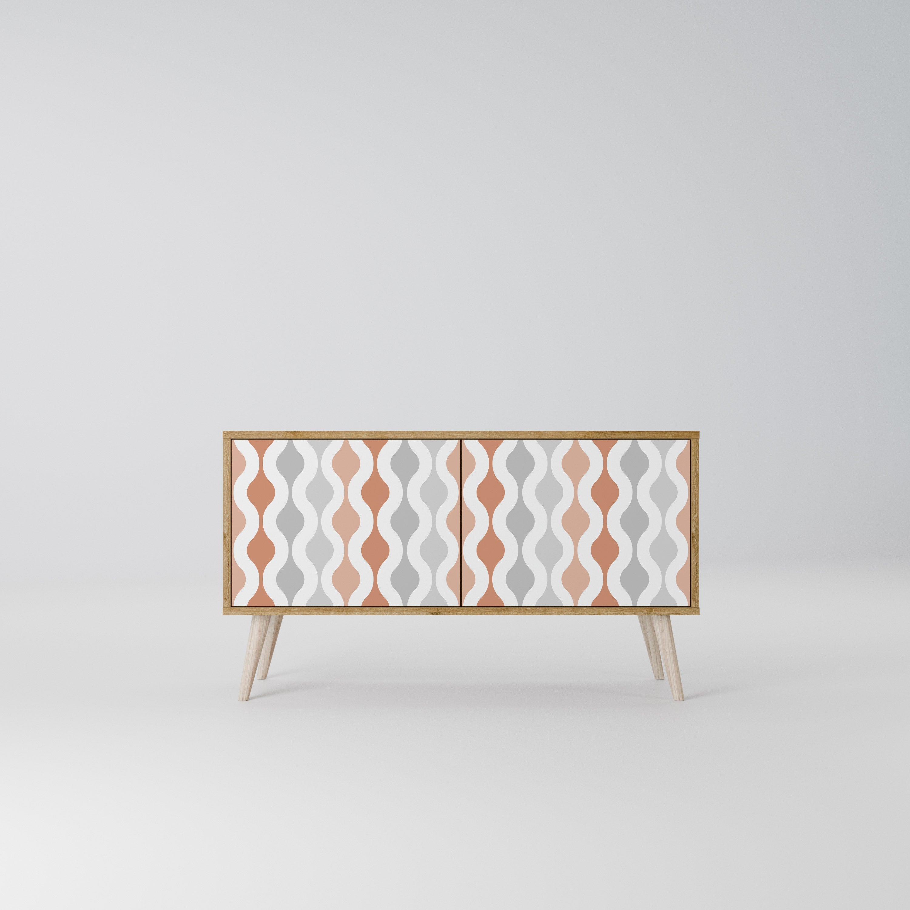 HAZY NOSTALGIA Kompaktes 2-türiges TV-Lowboard