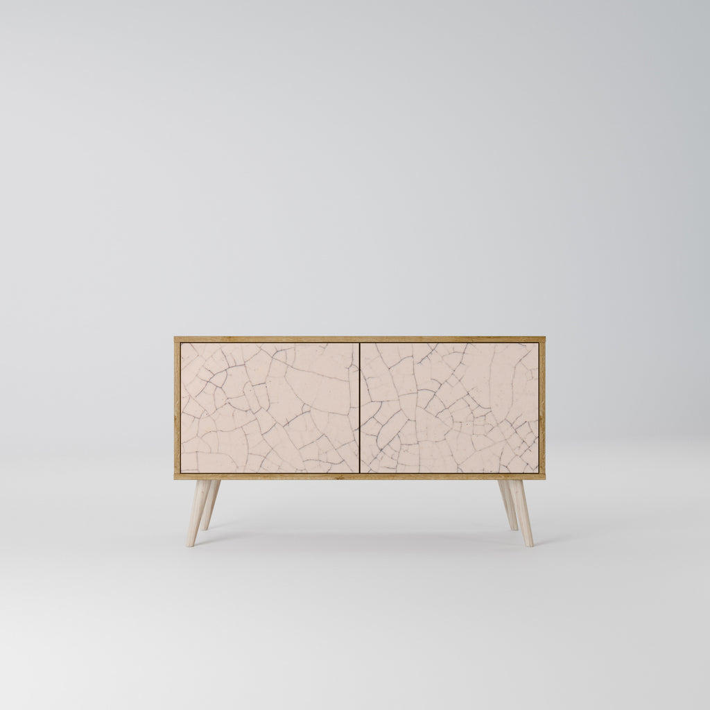 CERAMIC TEXTURE Kompaktes 2-türiges TV-Lowboard