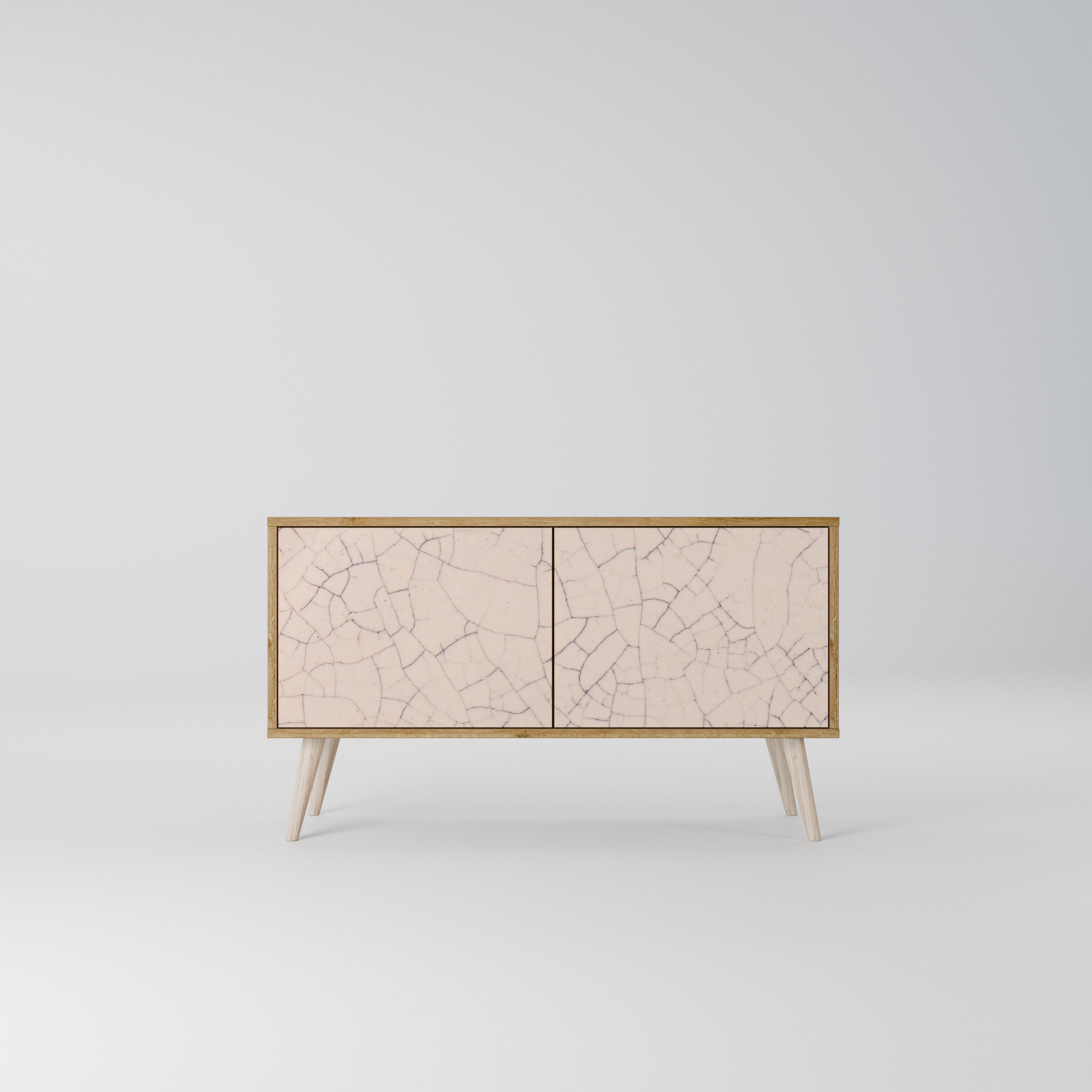 CERAMIC TEXTURE Kompaktes 2-türiges TV-Lowboard