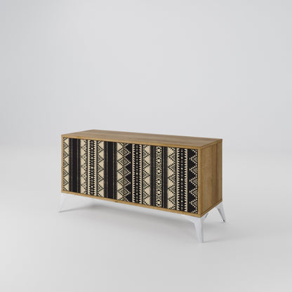 AZTEC Kompaktes 2-türiges TV-Lowboard