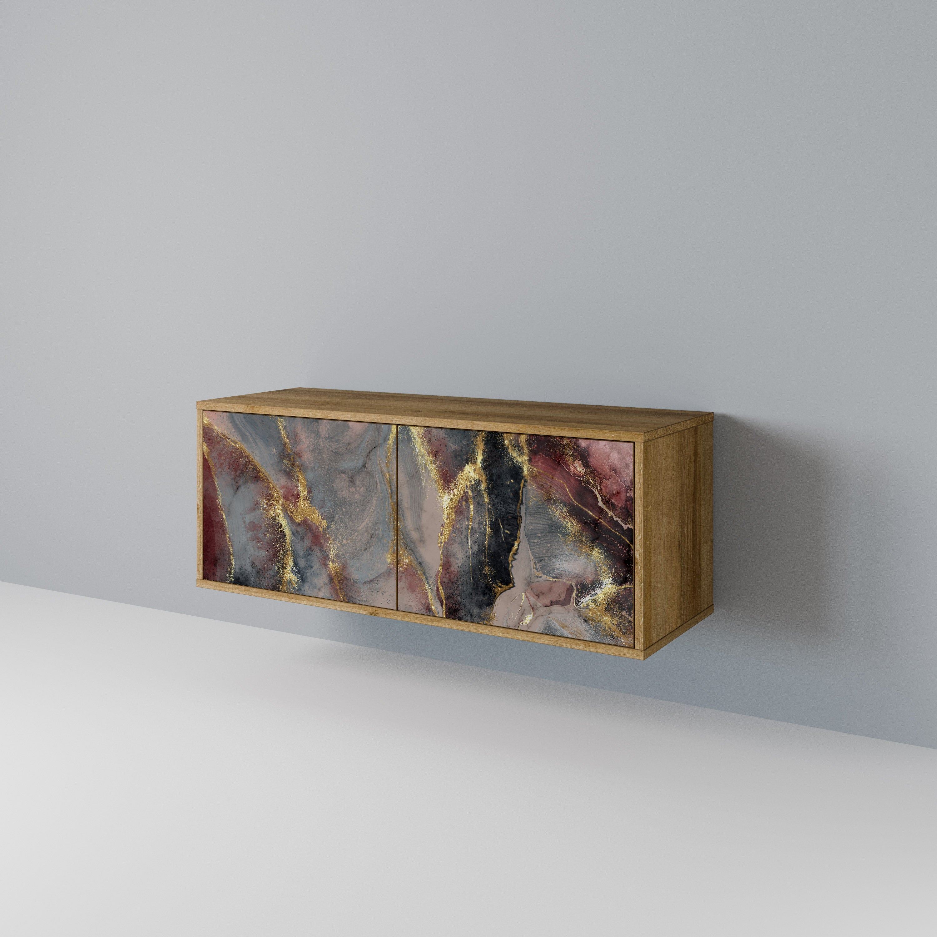 GOLDEN TIDES Compact 2-Door TV Cabinet