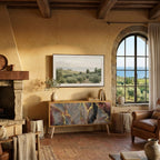 GOLDEN TIDES Compact 2-Door TV Cabinet