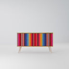 ETHNIC MEXICAN Compact 2-Door TV Cabinet