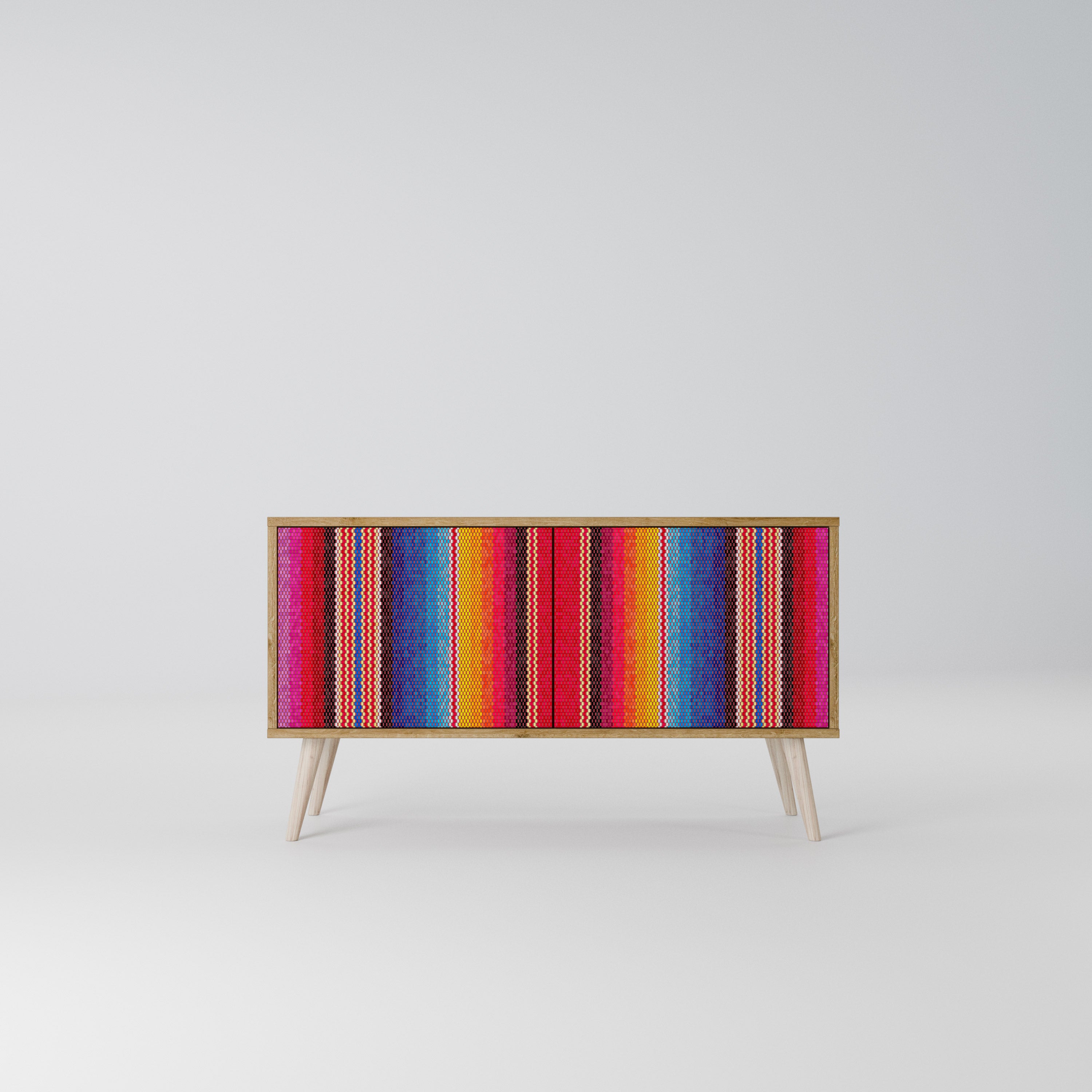 ETHNIC MEXICAN Kompaktes 2-türiges TV-Lowboard