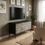SLIGHTLY BLURRED Compact 2-Door TV Cabinet