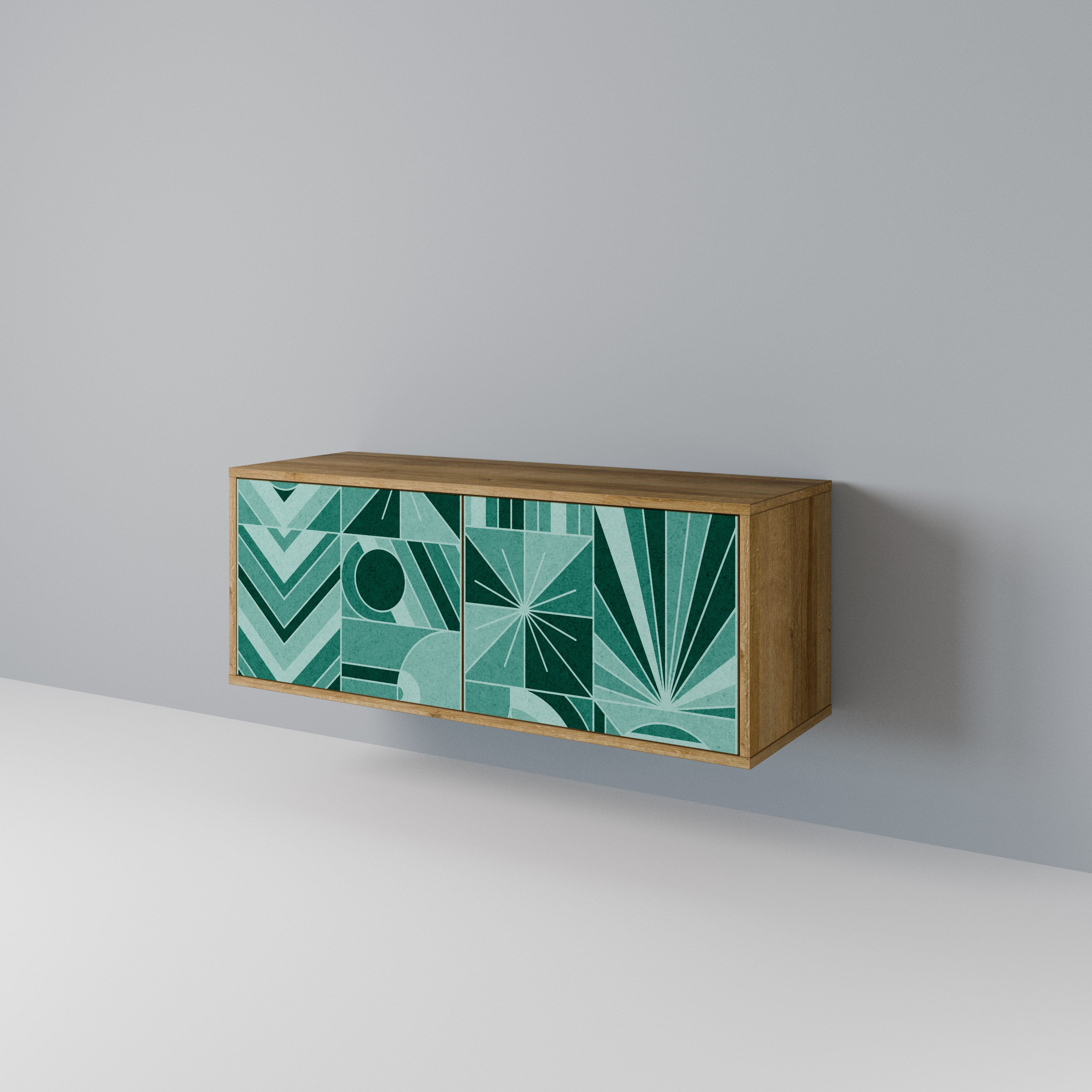 HARMONIC GRID Compact 2-Door TV Cabinet