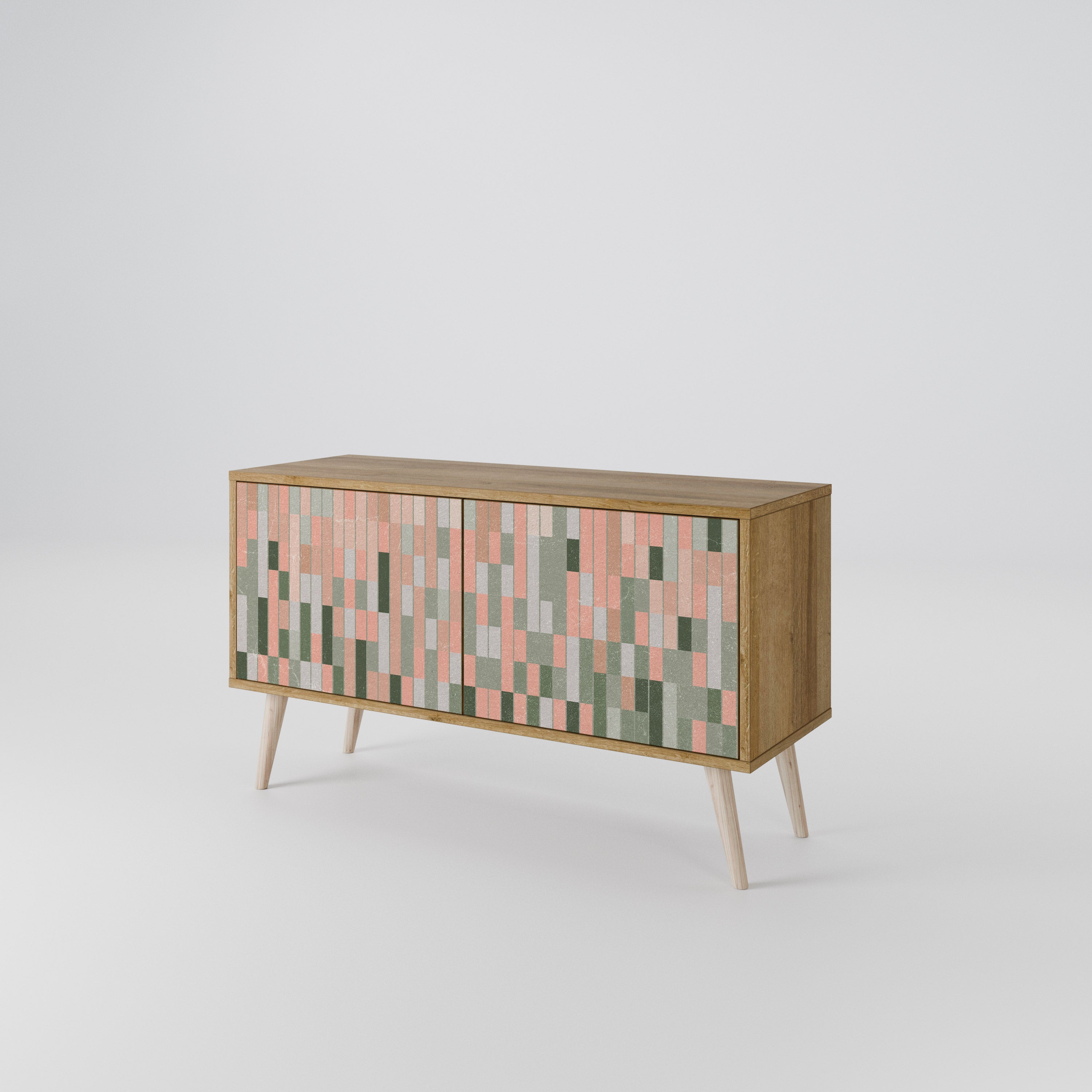 BUILDING THE FUTURE Compact 2-Door TV Cabinet