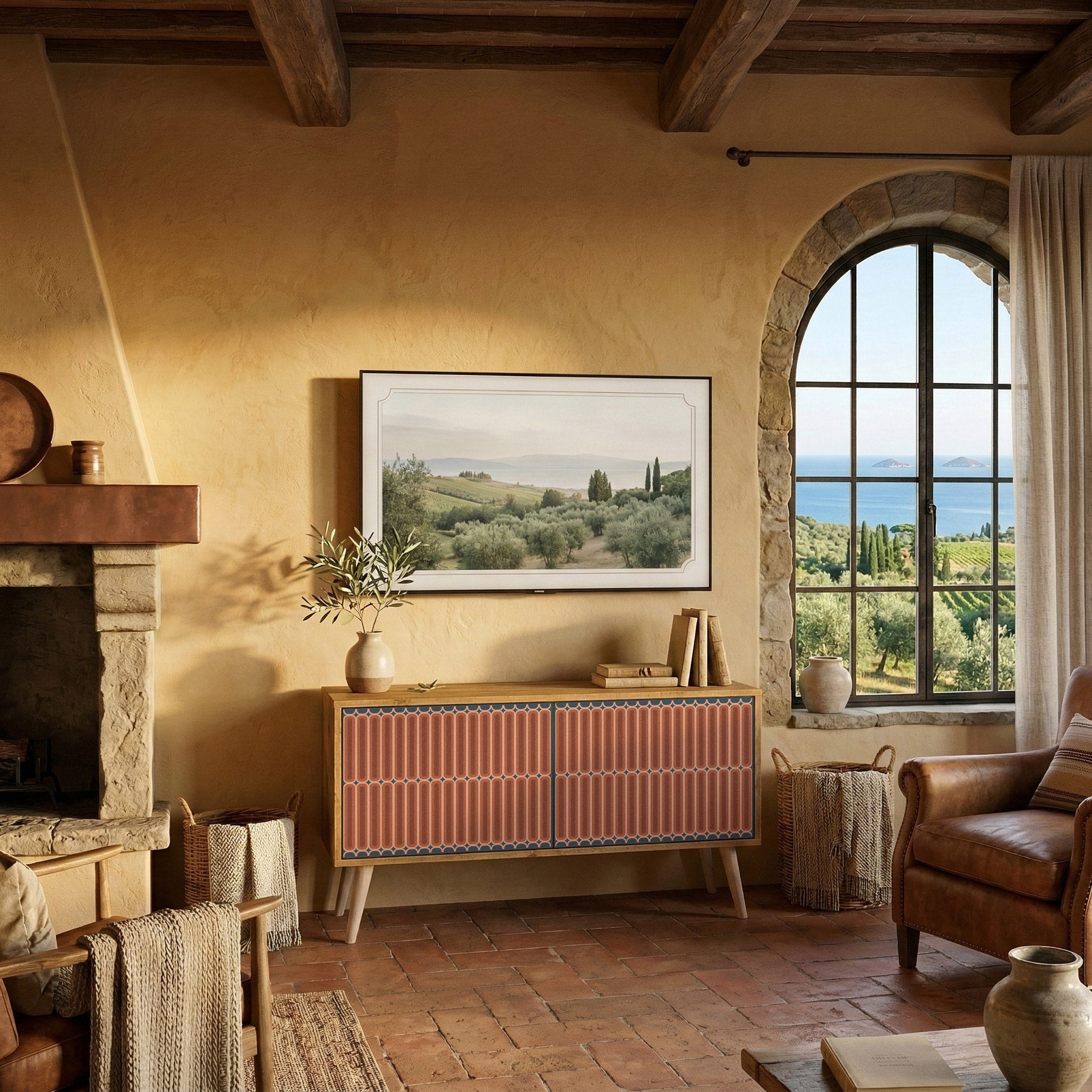 HYPNOTIC GATE Kompaktes 2-türiges TV-Lowboard