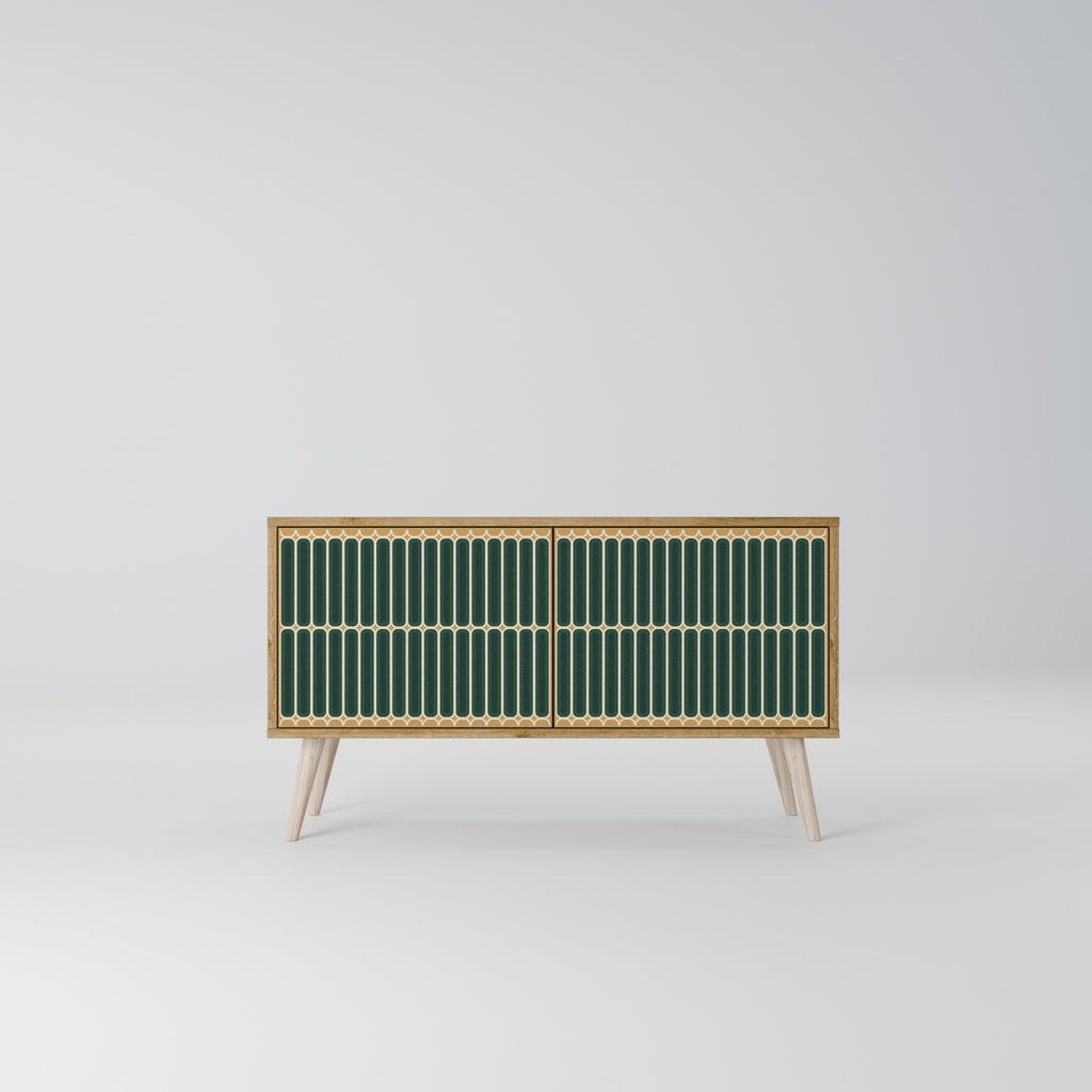 ILUSION GATE Compact 2-Door TV Cabinet