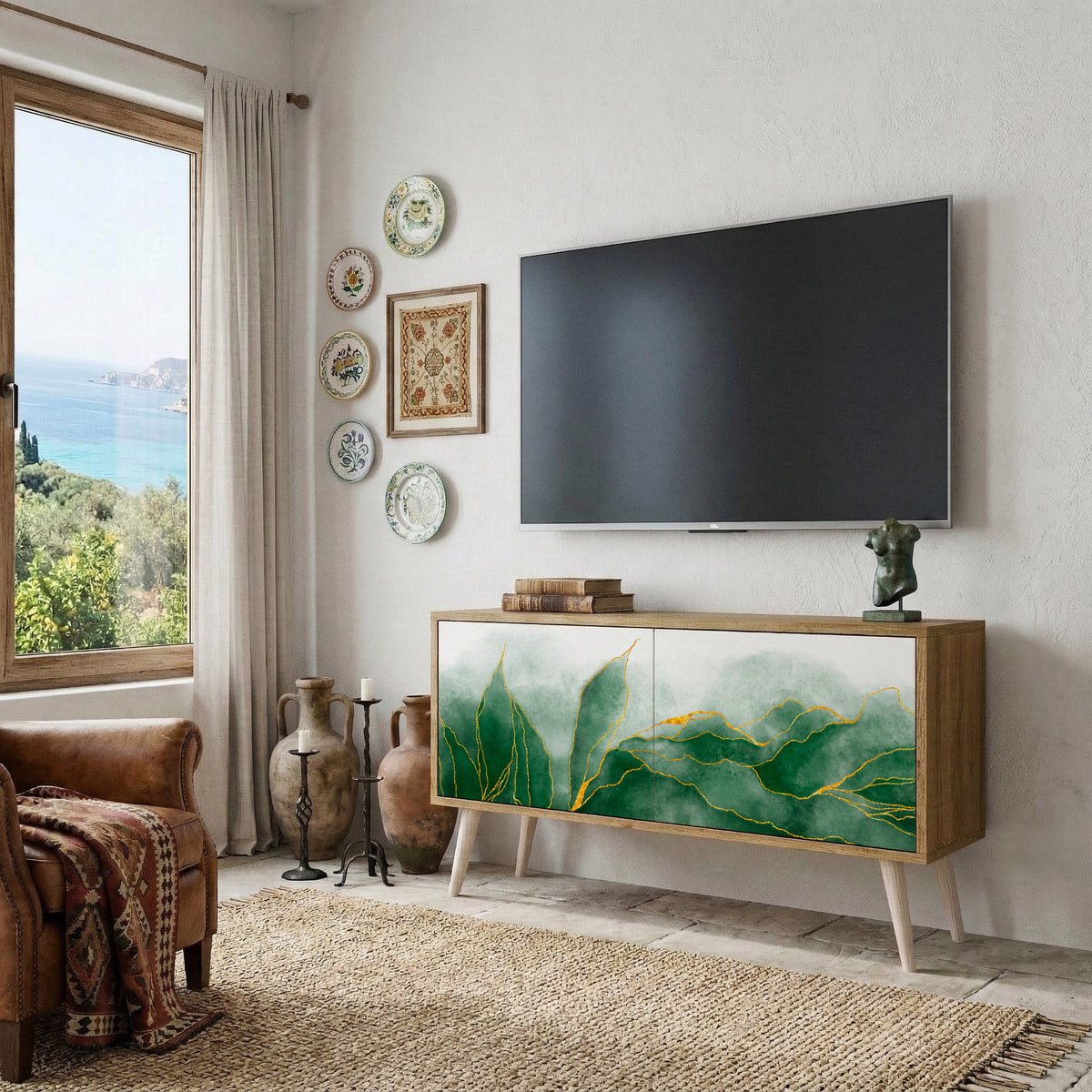 EXPENSIVE NATURE Kompaktes 2-türiges TV-Lowboard