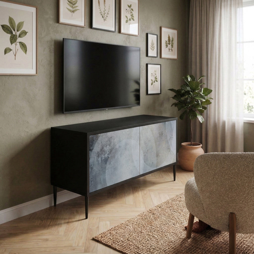 MUTED ARC Compact 2-Door TV Cabinet