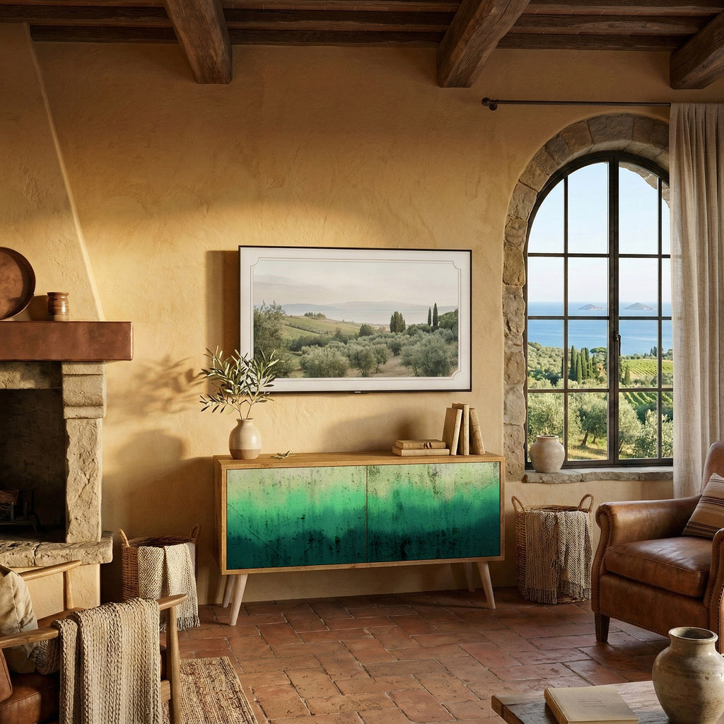 NORTHERN LIGHTS Compact 2-Door TV Cabinet